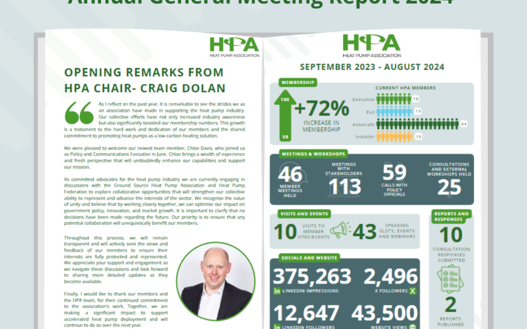 Heat Pump Association Sets Direction for Future Growth and Outputs